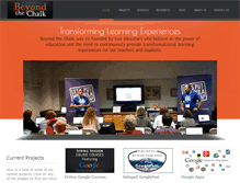 Tablet Screenshot of beyondthechalk.net